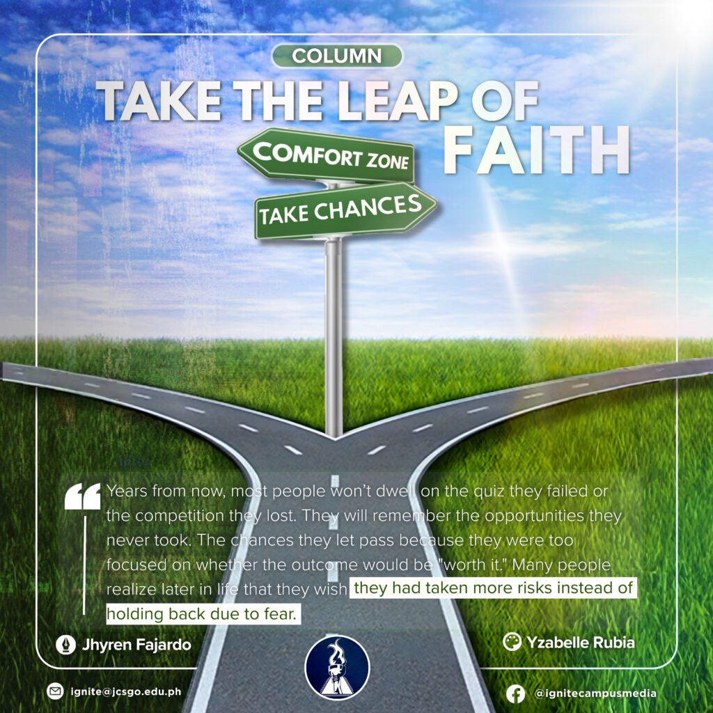  Take the leap of faith